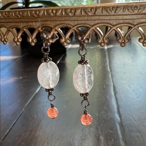Super Simple Silver Dangle Earrings
